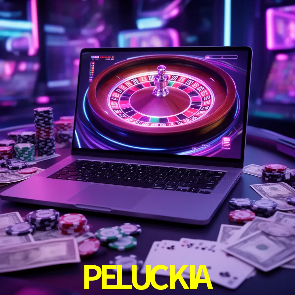 Centro móvil PELUCKIA con casino, cajero, bonos, app y acceso de cuenta para México